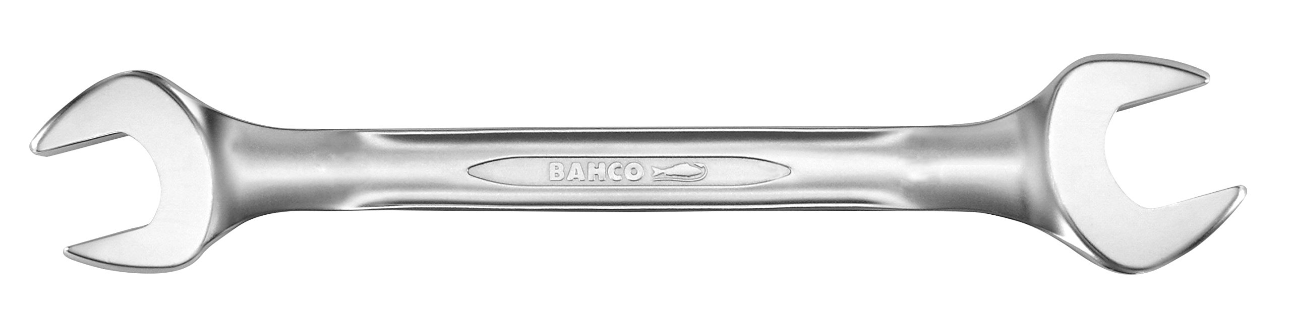 Bahco 6M-21-23 15 Degree Angled Metric Double Open End Wrench, Silver, 21 x 23 mm