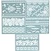TAFLY Premium White Lace Tattoos - 150+ Designs Temporary Fake Jewelry Tattoos - Bracelets, Feathers,Elephant,Wrist & Arm Bands Transfer Body Tattoos Sticker for Women
