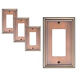 TREEWELL 4-Pack Decorator Outlet Cover
