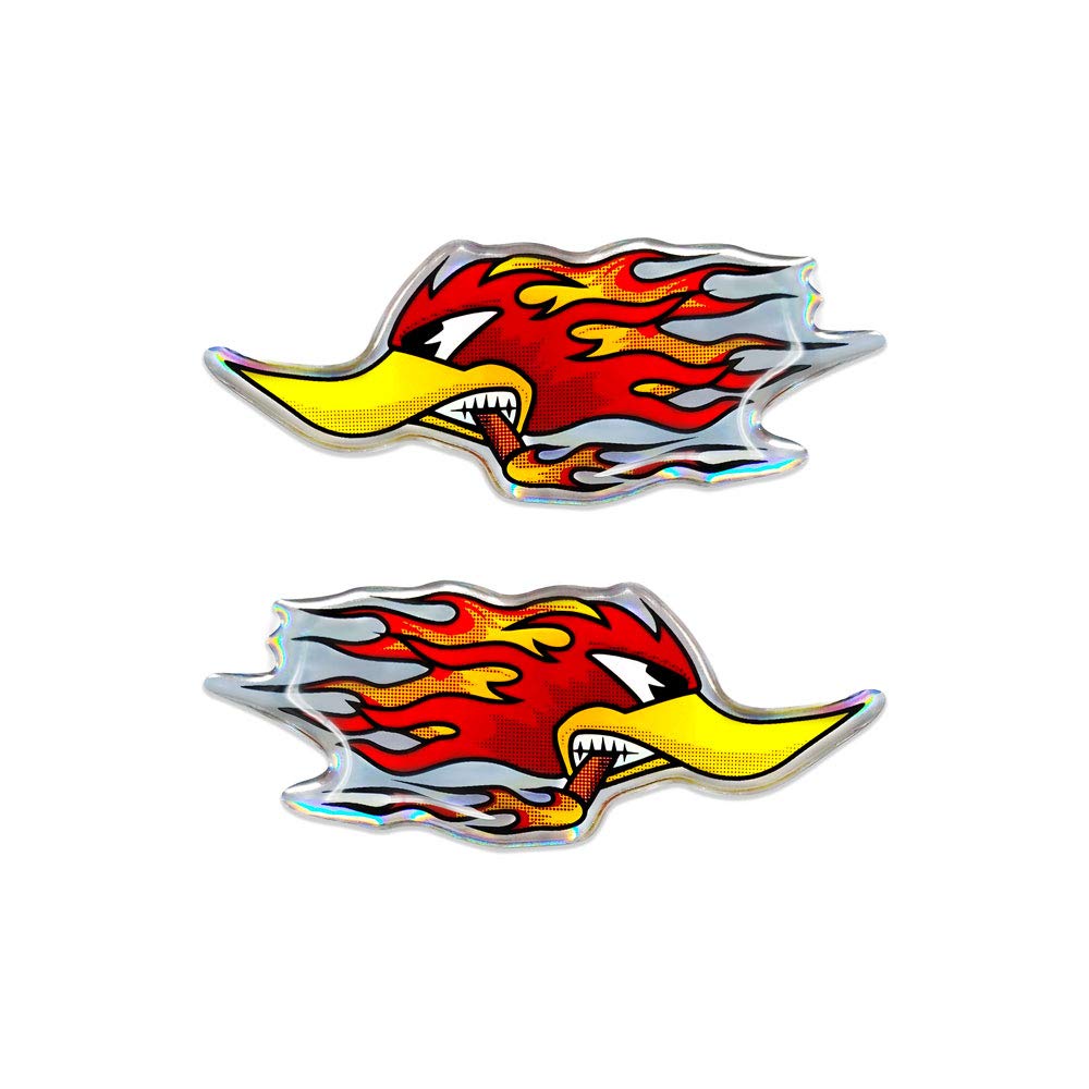 Quattroerre 14206 3D Sticker Woodpecker and Flames