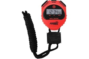 MARATHON Adanac 4000 Digital Stopwatch Timer with Extra Large Display and Buttons, Water Resistant, One Year Warranty