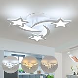 Comely 30W Dimmable Star LED Ceiling Light with Remote White