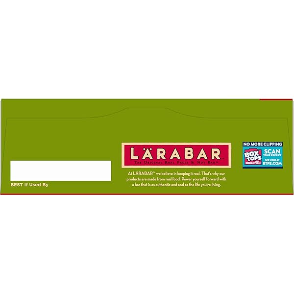 LARABAR APPLE PIE, GLUTEN FREE VEGAN FRUIT & NUT BARS, 1.6 OZ BARS, 12 CT