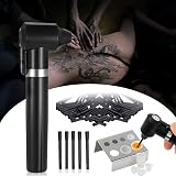 Emalla Tattoo Ink Mixer Machine Kit w/ 100 Sticks & Cups Stainless Steel Holder view 3