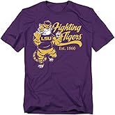 Louisiana State University LSU Official Mike The Fighting Tiger Unisex Adult T Shirt