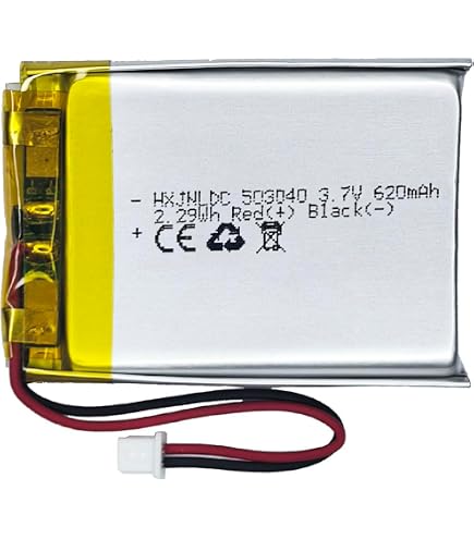 Liter 3.7V 600mAh 503040 Lipo Battery Rechargeable Lithium Polymer