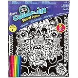 DARICE 106-5935 Day of The Dead Velvet Poster, 16 by 20-Inch