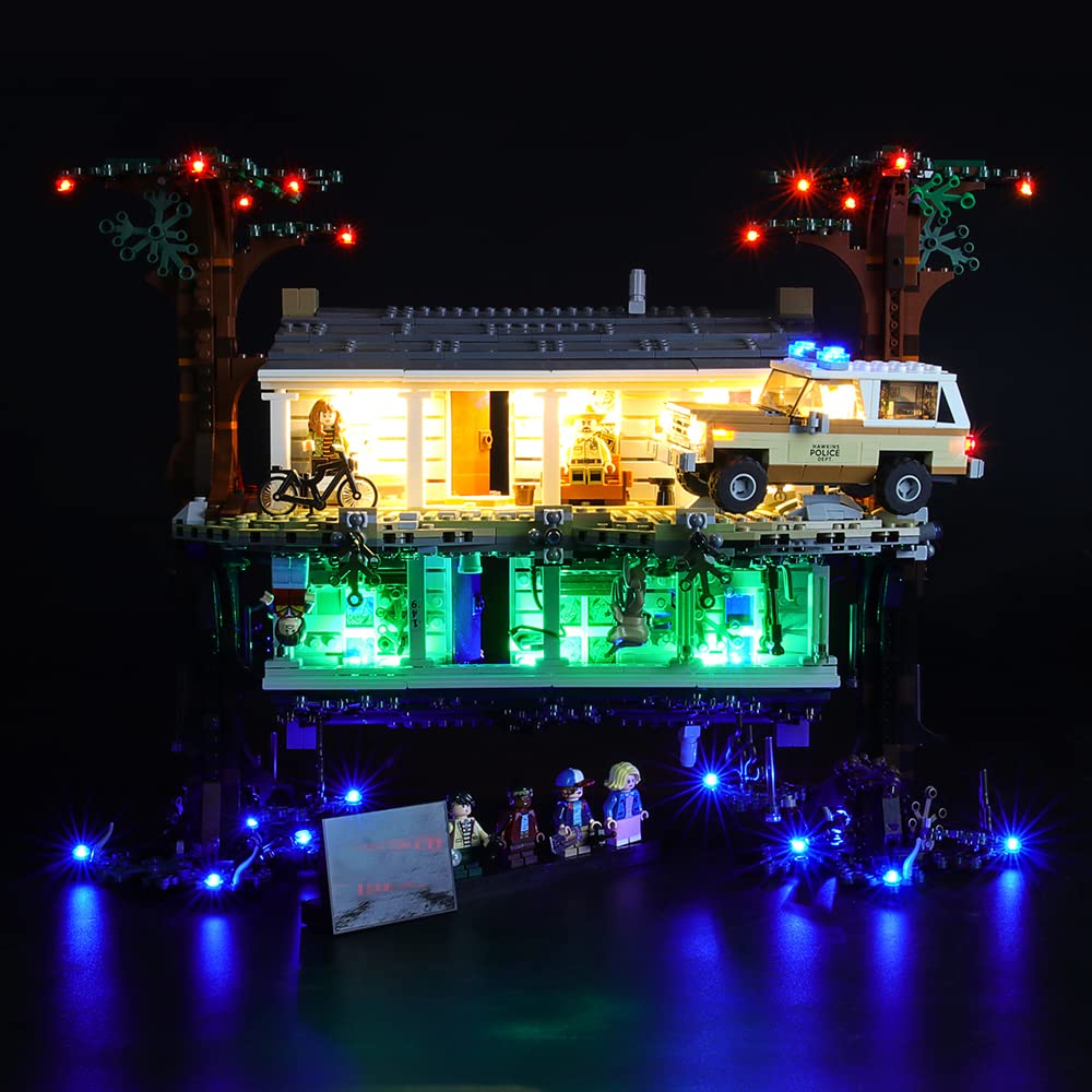 GEAMENT Upgraded Version Light Kit Compatible with LEGO Stranger Things The Upside Down 75810 Model (Building Set Not Included)
