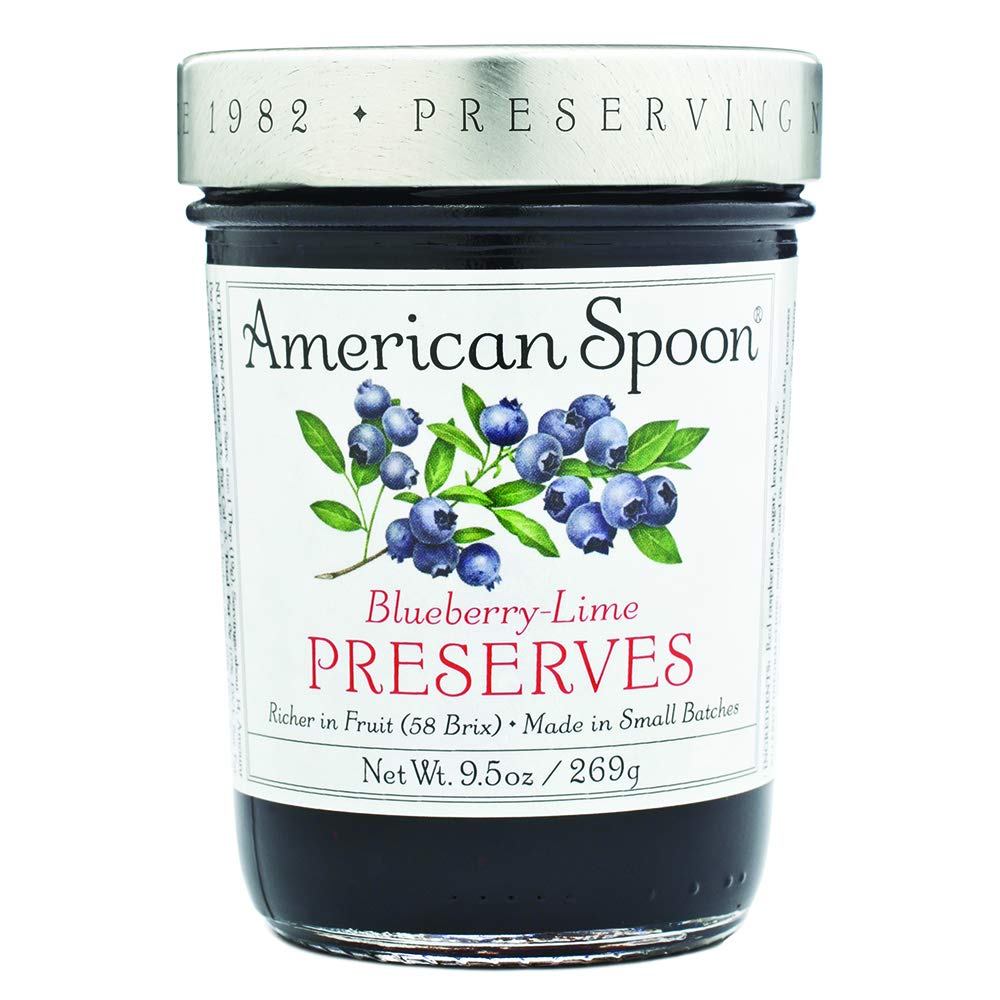 American Spoon Foods Blueberry Lime Preserves Pack of 4