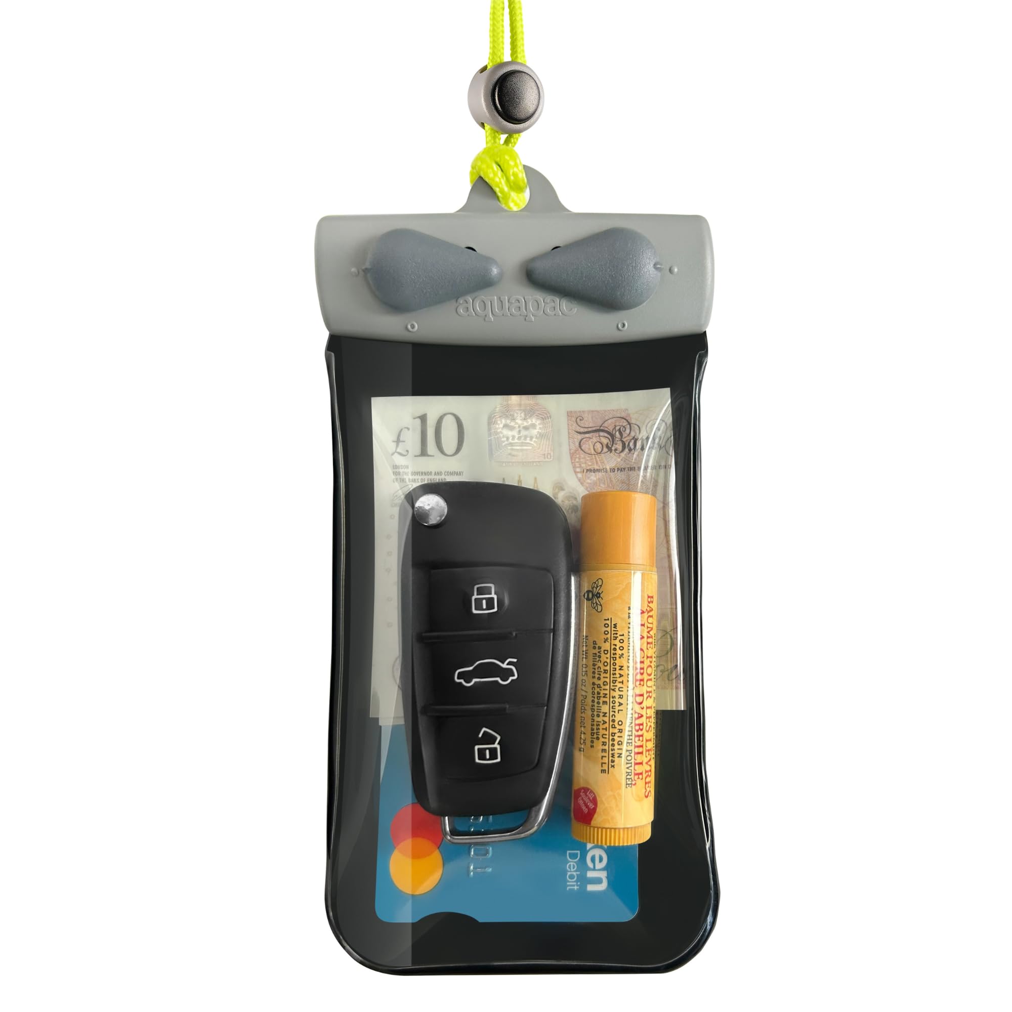 Aquapac Keymaster Waterproof Travel Case, Made in the UK, Carry Cord, Travel Essential, 5 Year Warranty, Eco Friendly, Watersports, Hiking, Mountain Biking, Running Accessory