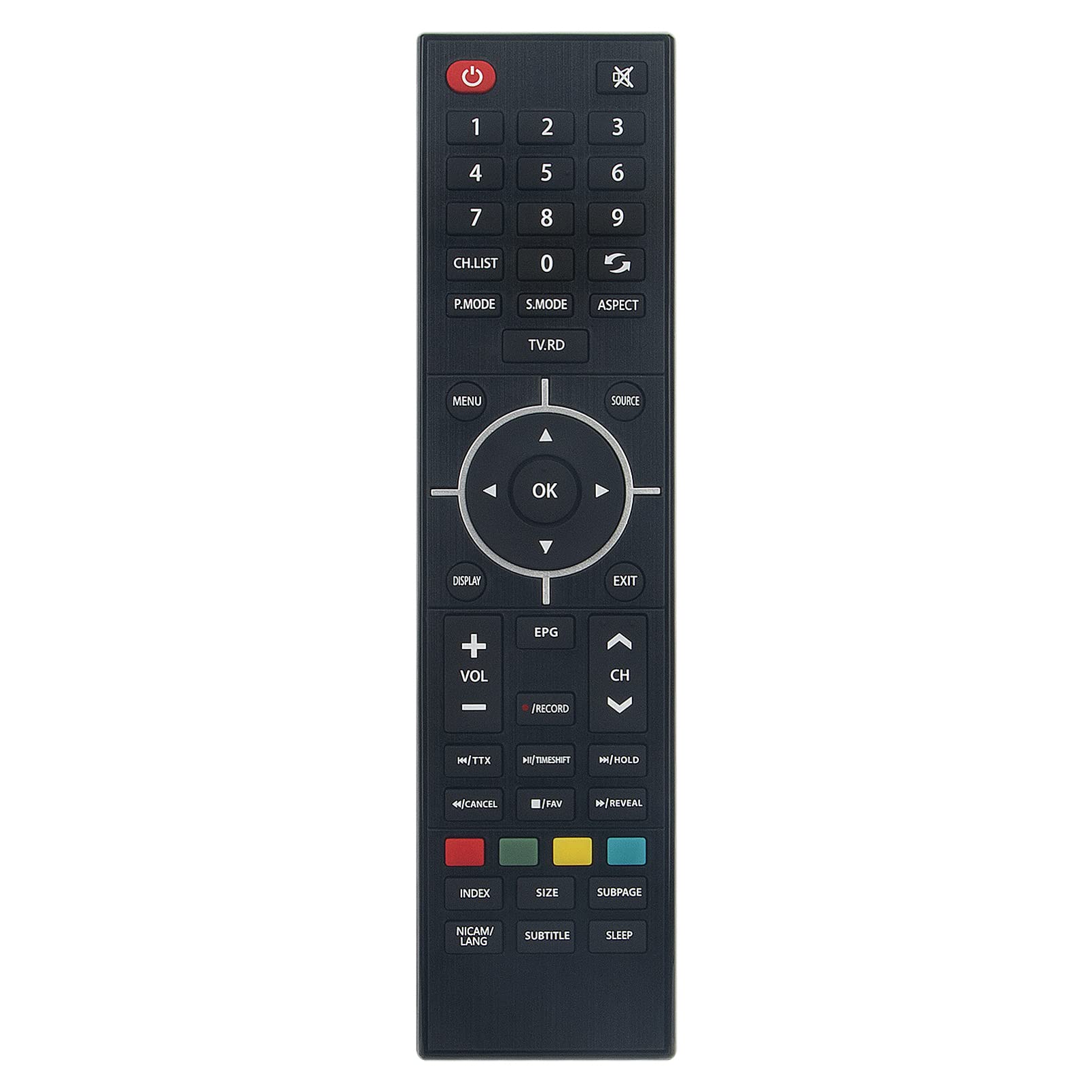ALLIMITY Replace Remote Control fit for SeiKi TV SE32HY02UK SE39HY03UK SE40FO01UK SE40FO04UK SE32HY01UK SE43FO01UK SE43FO02UK SE48FO01UK SE50FO04UK
