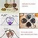 IGOGO 20 PCS Heart Pendant Trays Pendant Blanks Cameo Bezel Cabochon Settings - 25 mm 1 Inch Silver Color