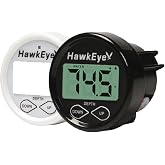 HawkEye DT2BX-TM In-Dash Depth Sounder with Air and Water Temperature (Includes Transom Mount Transducer)