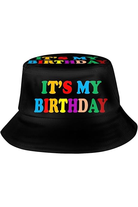 Funny Birthday Bucket Hat - Packable Sun Hat For Fishing & Outdoor Activities