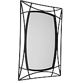 Signature Design by Ashley Freenville Contemporary Accent Mirror with Metal Frame, Black