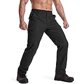 LOOGU Camo Hunting Pants for Men Water-Resistant Quiet & Matte Turkey Hunting Camo Pants for Men with 6 Pockets