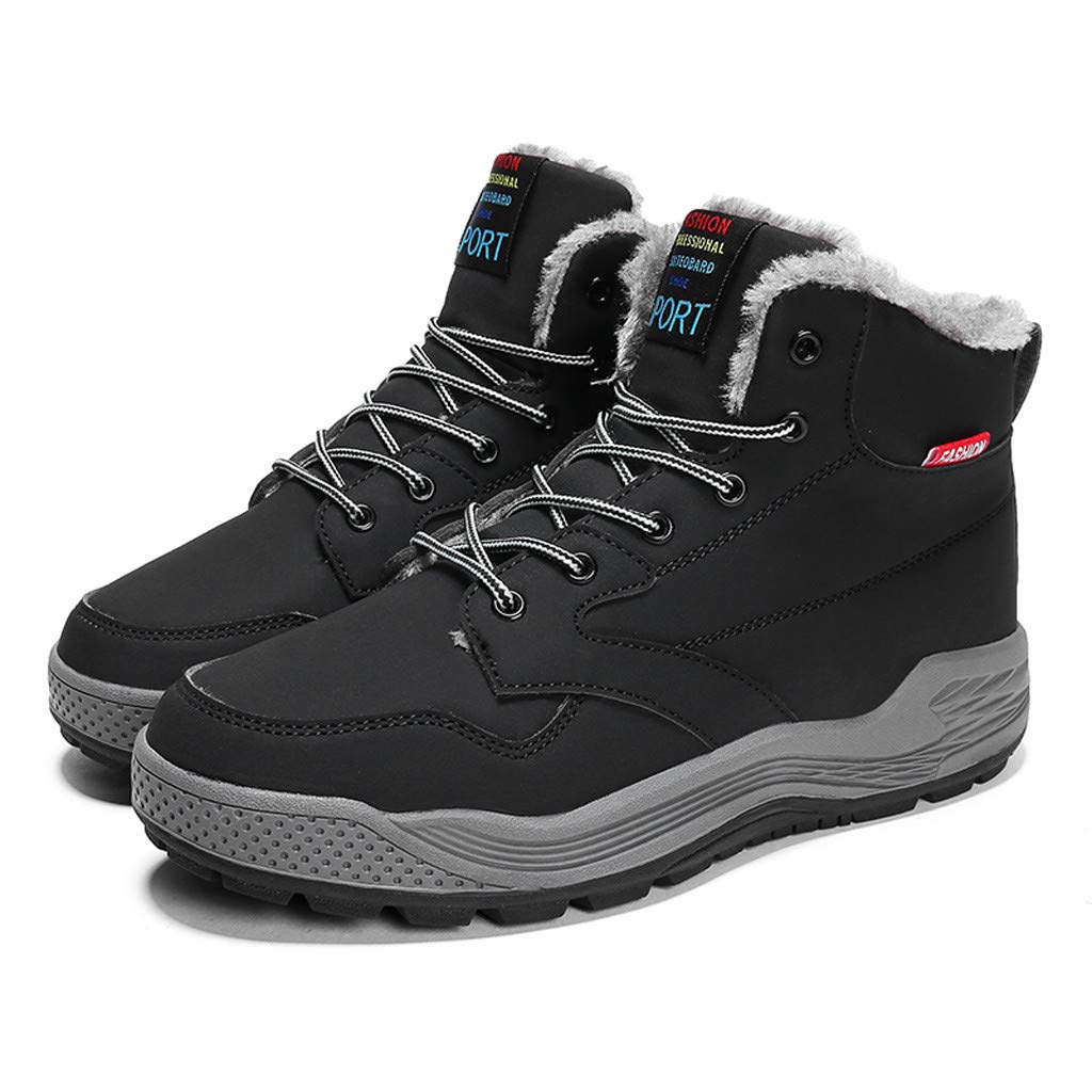 AMUSTER Stivali Scarpe Uomo Gomma Cowboy Estivi Pelle Autunno Inverno Scarponcini  da Neve in Velluto di Grandi Dimensioni in Stile Britannico più Velluto di  Velluto di Cotone Caldo Scarpe da uomo urban-earth.co.uk