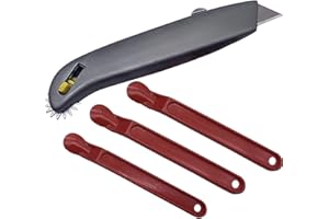 ALL IN BOX ONE RESIZER Cardboard Box Resizing Tool with 3 Scotty Peeler Price Tag Label Removers -Utility Knife with Scoring Wheel