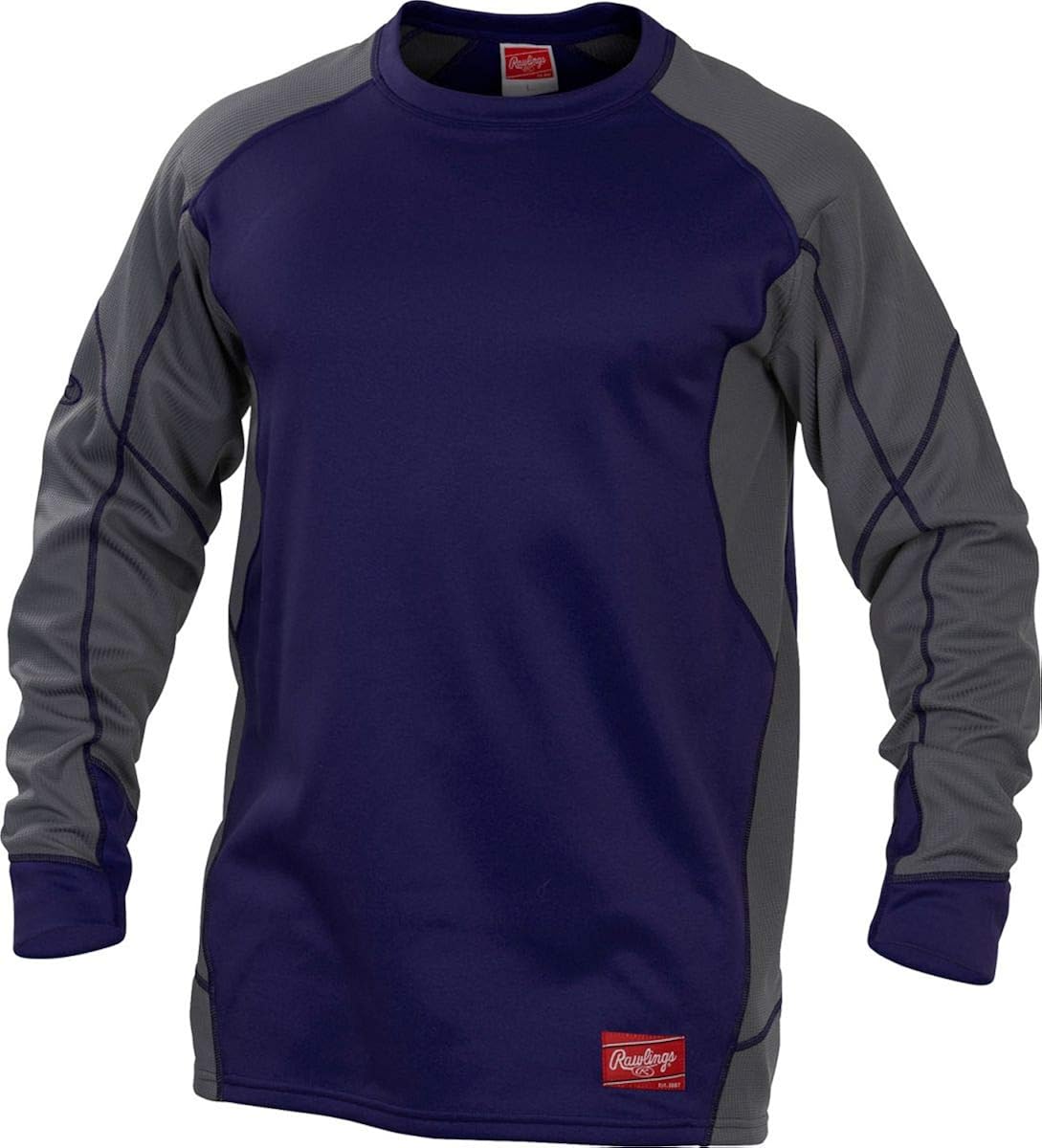 RAWLINGS Adult Dugout Fleece Pullover Series Pullover in Pile da Uomo