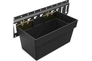 POROHOM 1 Pack Heavy Duty E-Track Basket for E-Track Systems, Trailer E Track Organizing Storage Pail,Organization Bin for Trucks, E-Track Storage Bin - E Track Accessories