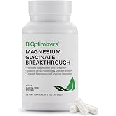 BIOptimizers Magnesium Glycinate 350mg, L-Theanine, Sleep Support, 100 Caps | Glycine &amp; Active B6 (P5P) for Deeper Sleep, Stress Resilience, Muscle Function, Relaxation &amp; Healthy Sleep Quality