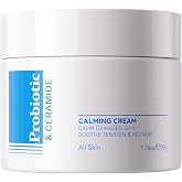 Grospe Probiotic &amp; Ceramide Calming Cream for Sensitive Skin 1.76oz | 10x Ceramide + Probiotic Ferment &amp; Centella to Calm the Look of Redness, Hydrate Dry Skin &amp; Support Moisture Barrier