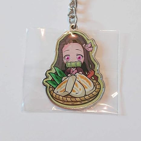 Amazon 鬼滅の刃メタルキーホルダー仙台限定竈門禰豆子笹かまご当地限定ねずこお土産宮城県 アニメ 萌えグッズ 通販