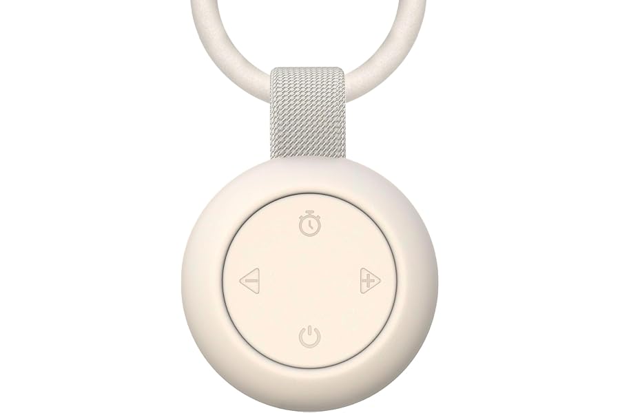 Portable Baby Sound Machine [White Noise for Babies Kids Adults][Timer Function][20 Soothing Sounds][Sleep Soother] 15 Hours 