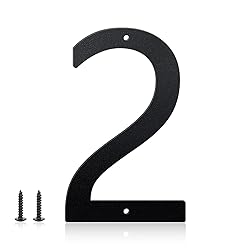 8 Inch House Numbers and Metal Letters for Outdoor
