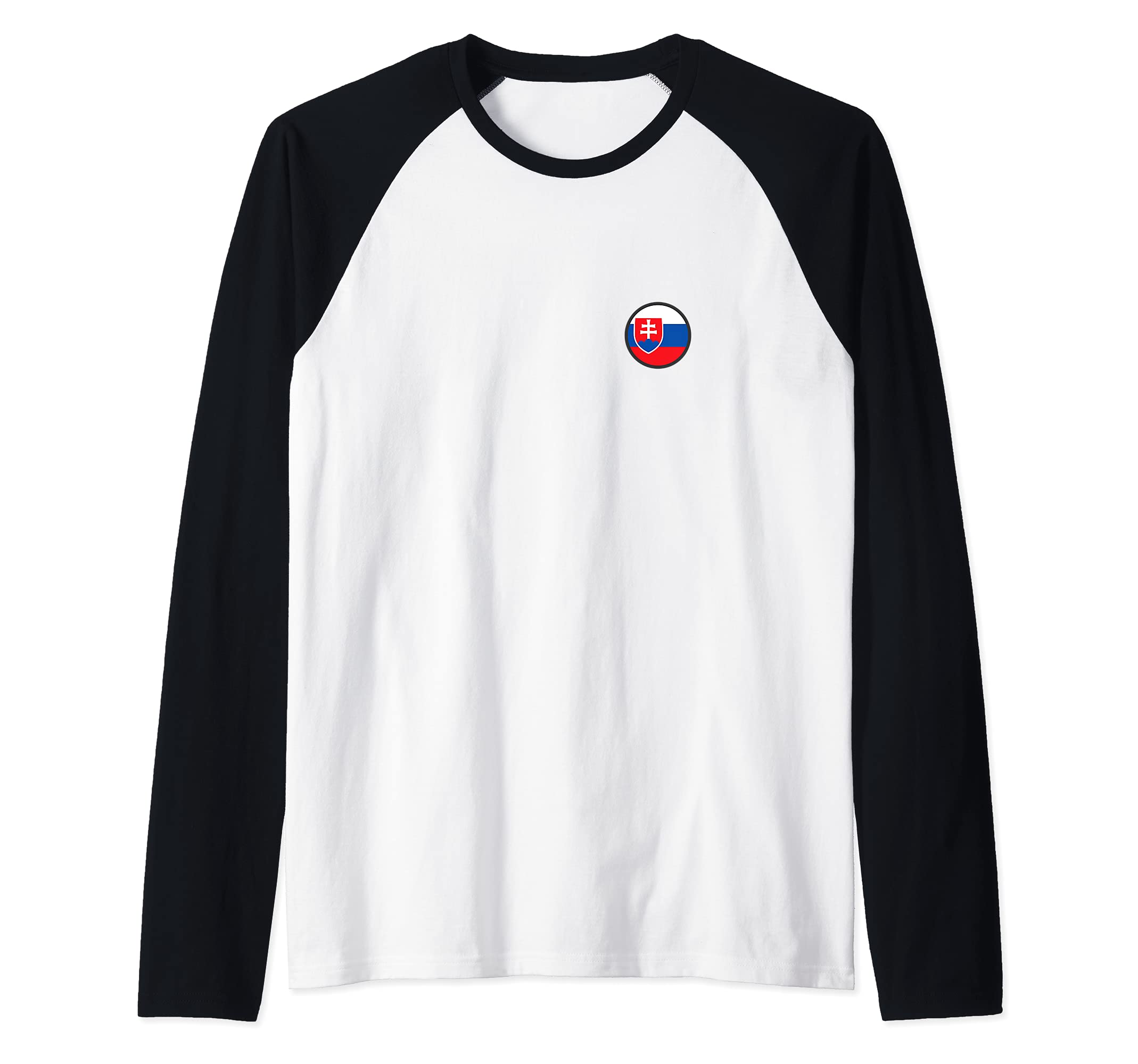 Flag Slovakia Raglan Baseball Tee