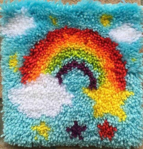 1 Rainbow+DIY+Latch+Hook+Kit