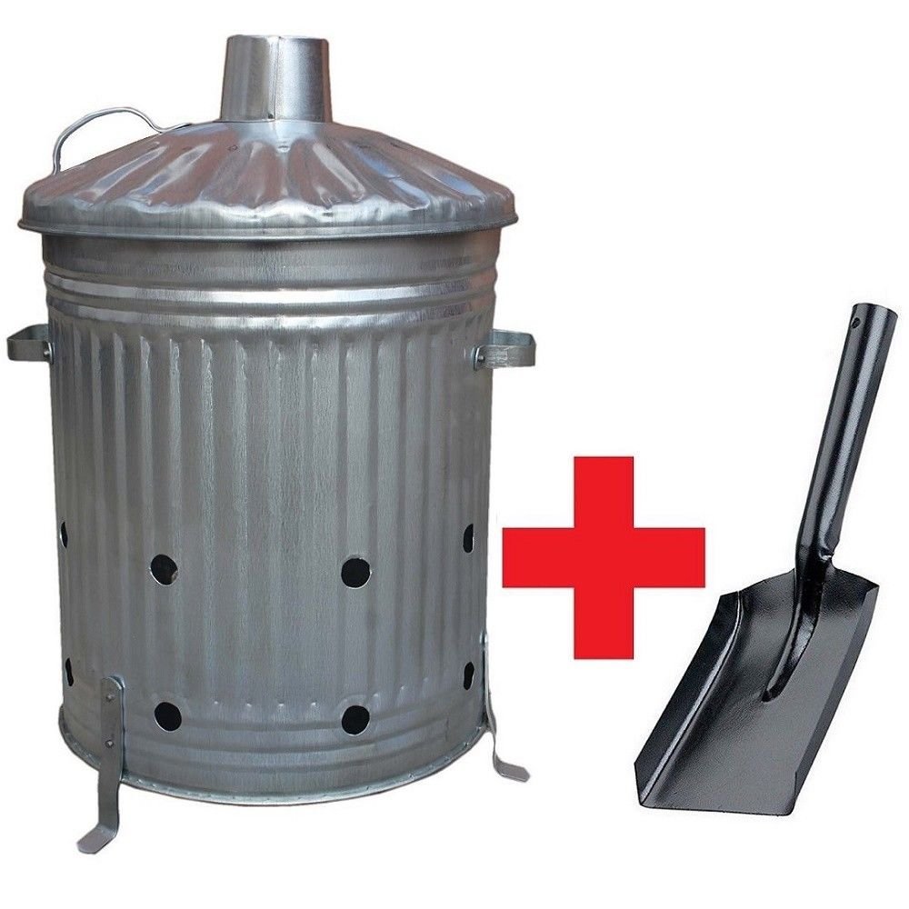 Small Medium Large 15L 60L 90L Litre Metal Galvanised Garden