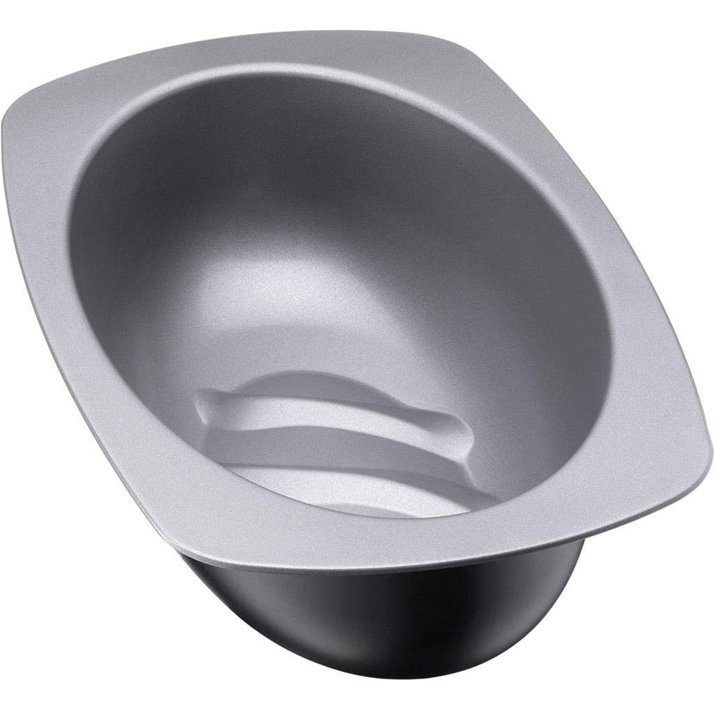 Kaiser Brot Back Form 32 cm Baking Tray Bread, Oven, Oval, Anthracite, Iron