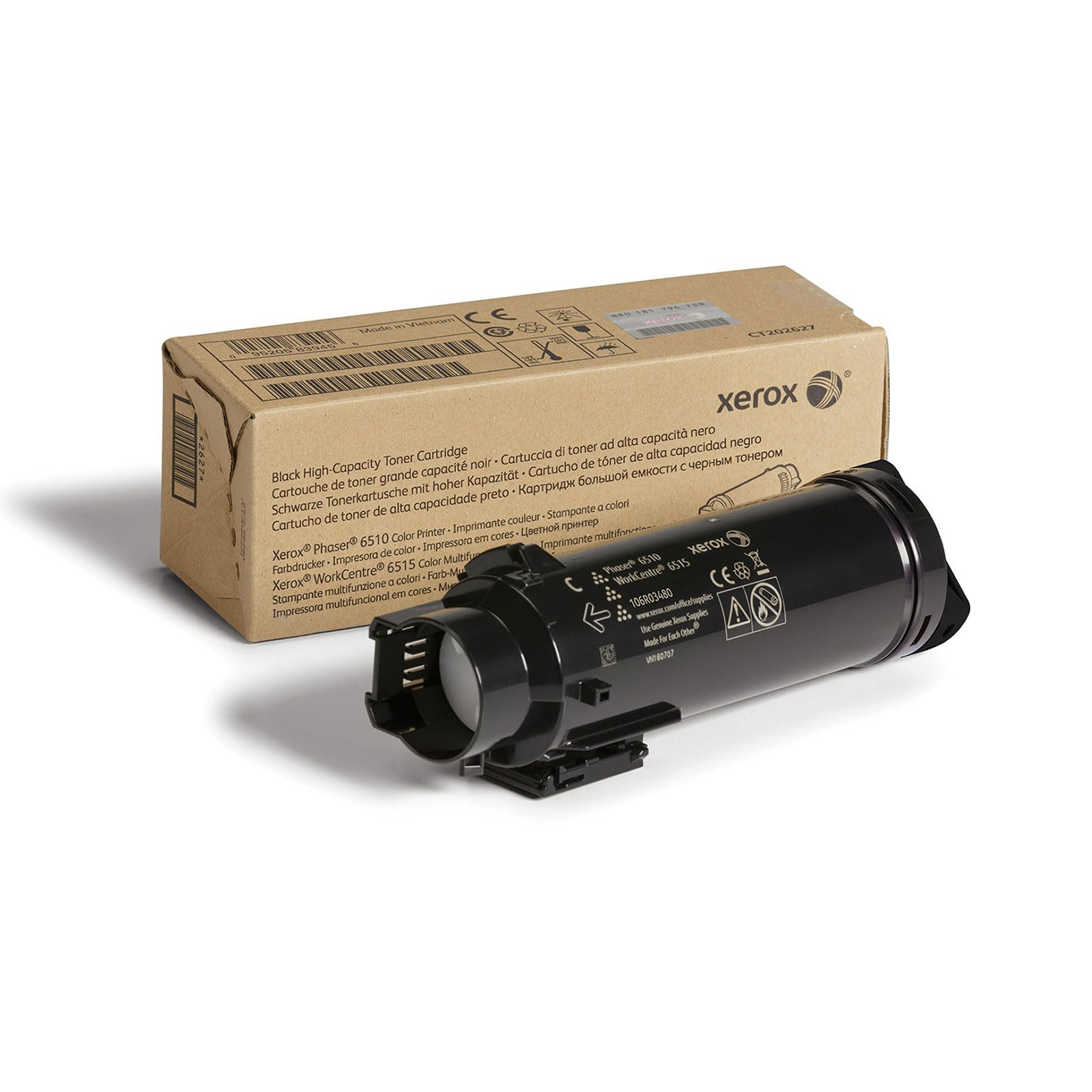 Xerox Genuine Phaser 6510 / Workcentre 6515 Black High Capacity Toner Cartridge (5,500 Pages) - 106R03480