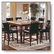 Counter Height Dining Sets Steve Silver Montibello 7 Piece Counter Height Dining Set