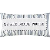Levtex Home - Ocean Meadow - Decorative Pillow (12x24in.) - Beach - Blue, Teal and White