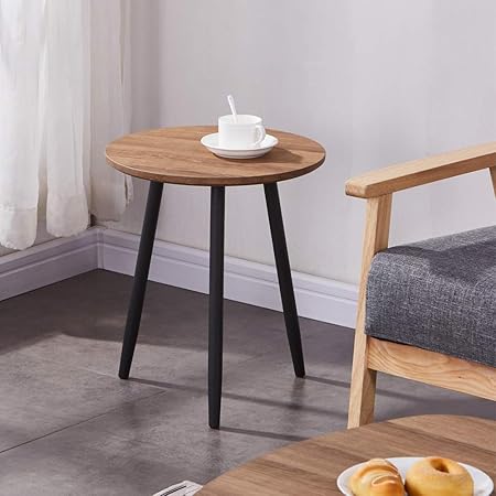Goldfan Kaffeetisch Vintage Industrial Style Design Beistelltisch Couchtisch Runder Couchtisch Schlafzimmer Und Wohnzimmer 40x40x45cm Braun Sidra Hospital