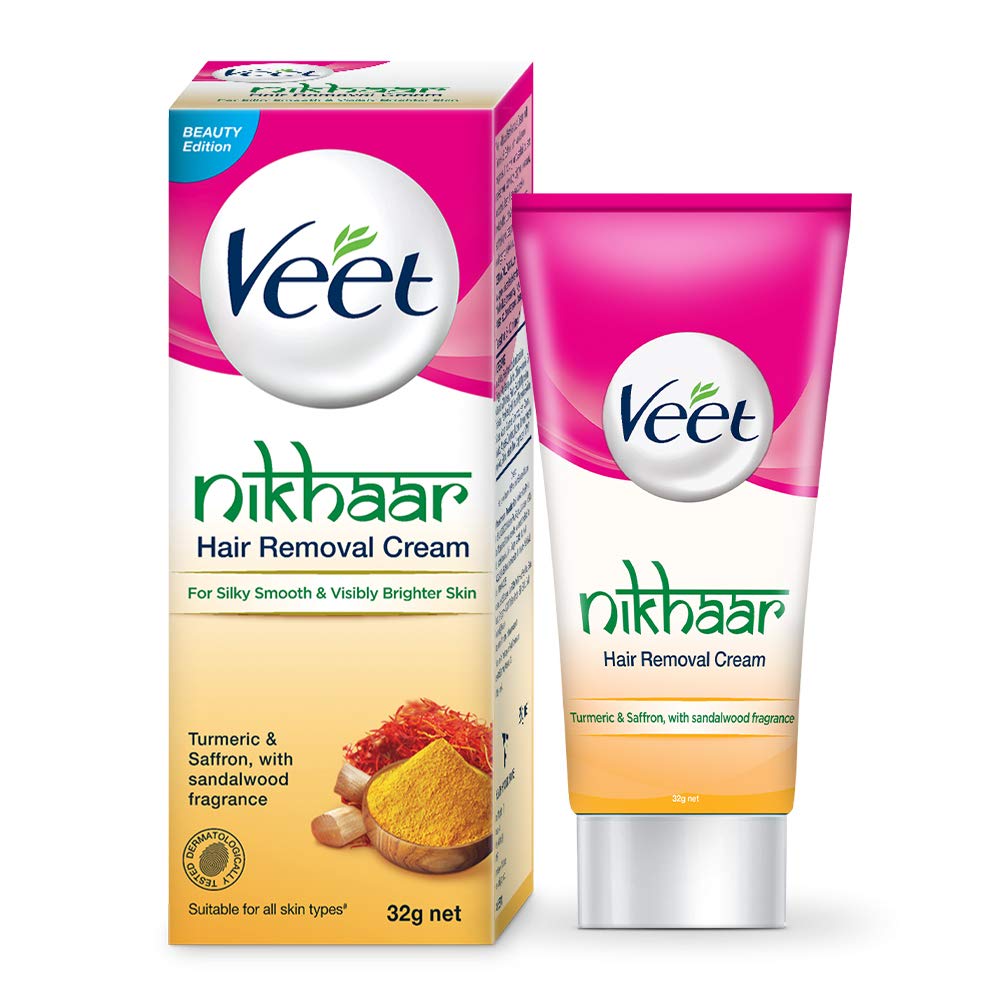 Buy Veet Nikhaar Hair Removal Cream For All Skin Types 32g Each