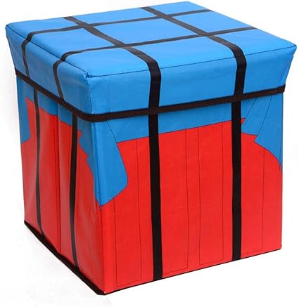 ZQY Caja de almacenamiento vacía Taburete de almacenamiento Snack Caja