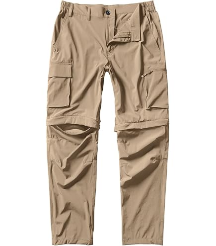 Amazon.com: Men's Hiking Pants Convertible Zip Off Lightweight