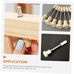 Gadpiparty 12pcs Crib Latch Spring-Loaded Door Lock