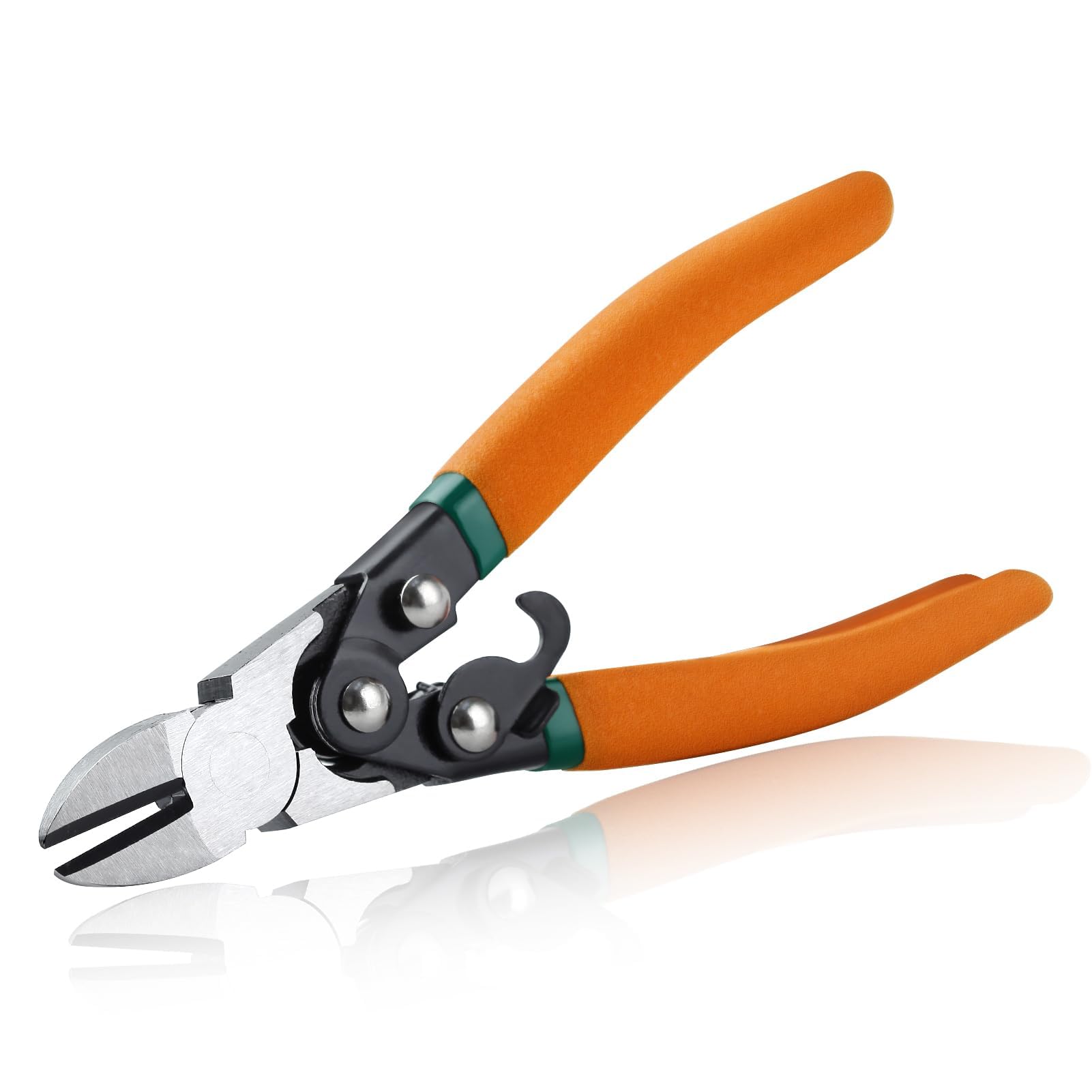 Photo 1 of SPEEDWOX Compound Action Diagonal Cutters 6.5-Inch Wire Cutters Side Cutting Pliers Flush Cut Precision Nippers Reduce Effort