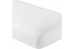 DESTINY CRESCENT BEDDING Microfiber 2 Twin XL Fitted Bottom Bed Sheets (2-Pack) 1800 Ultra Soft and Comfy - 15" Deep Pocket, 39" x 80" Great for Dorm Room, Hospital & Split King Dual Adjustable Beds (White, Twin XL)