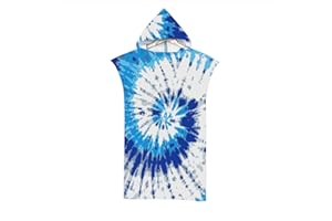 LOMTRATS Quick Dry Surf Poncho Changing Towel Robe Hoodie for Adults Men Women,Microfiber Swimming Beach Surfing Diving Home Hot Springs Bathing Parka