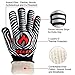 ICCKER Grill Gloves - 1112°F (600°C) Extremely Heat Resistant BBQ Gloves, 14