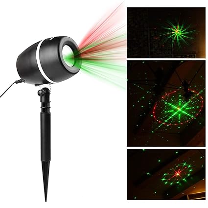 Salcar Galaxy LED Lichteffekt, innen/außen IP65, 3 Farben/Modi