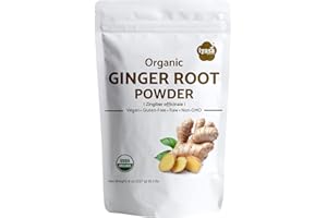 Iyasa Holistics Organic Ginger Root Powder (Zingiber officinale) 8 oz 226 gm Premium Quality, Keto Friendly Smoothie Cookie
