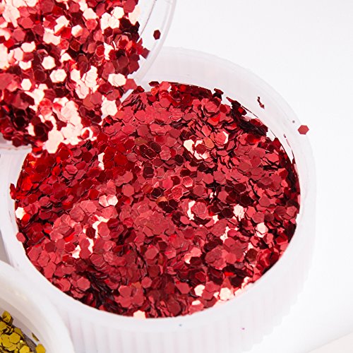 Wewin 12pcs Slime Supplies Glitter Powder Sequins ,Assorted Colors - Thumbnail 4