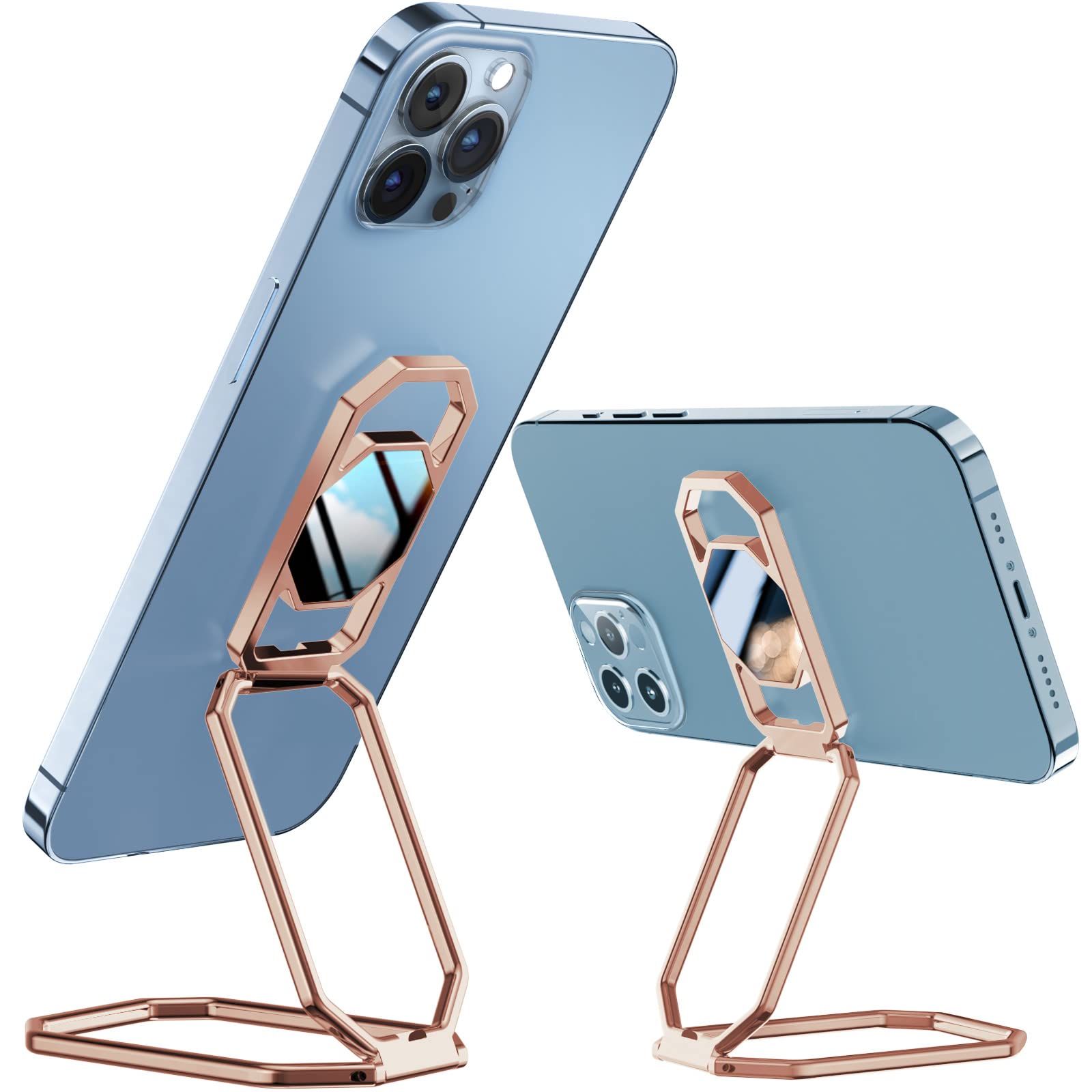 Photo 1 of A-LuGei ???????? & ?????????? Cell Phone Ring Holder Stand, Phone Kickstand for Desk, Cell Phone Holder for Hand, Ring for Back of iPhone, Metal Phone Grip for Magnetic Car Mount