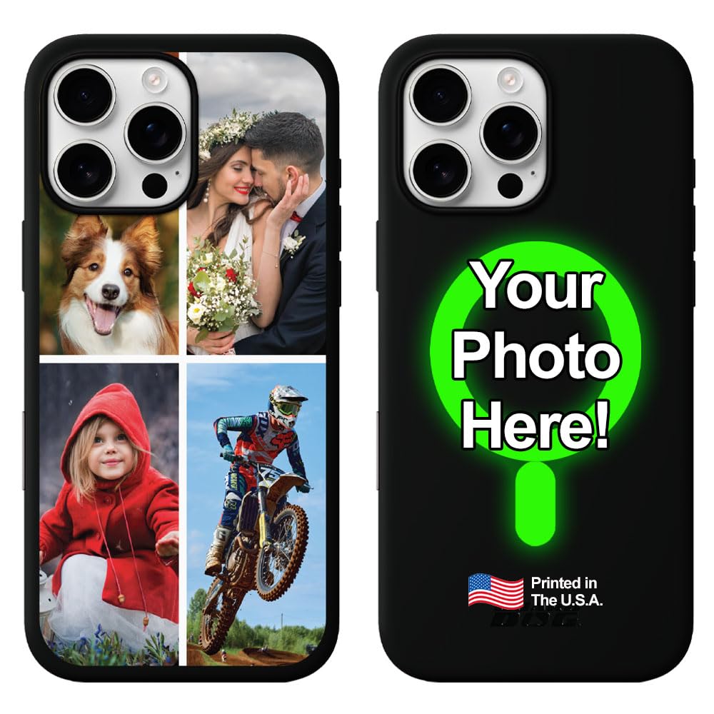 Guard Dog Case Compatible with iPhone 16 Pro - Compatible with MagSafe - Military Grade - Rugged Two Piece Protection - Custom - Photo - Four Frame